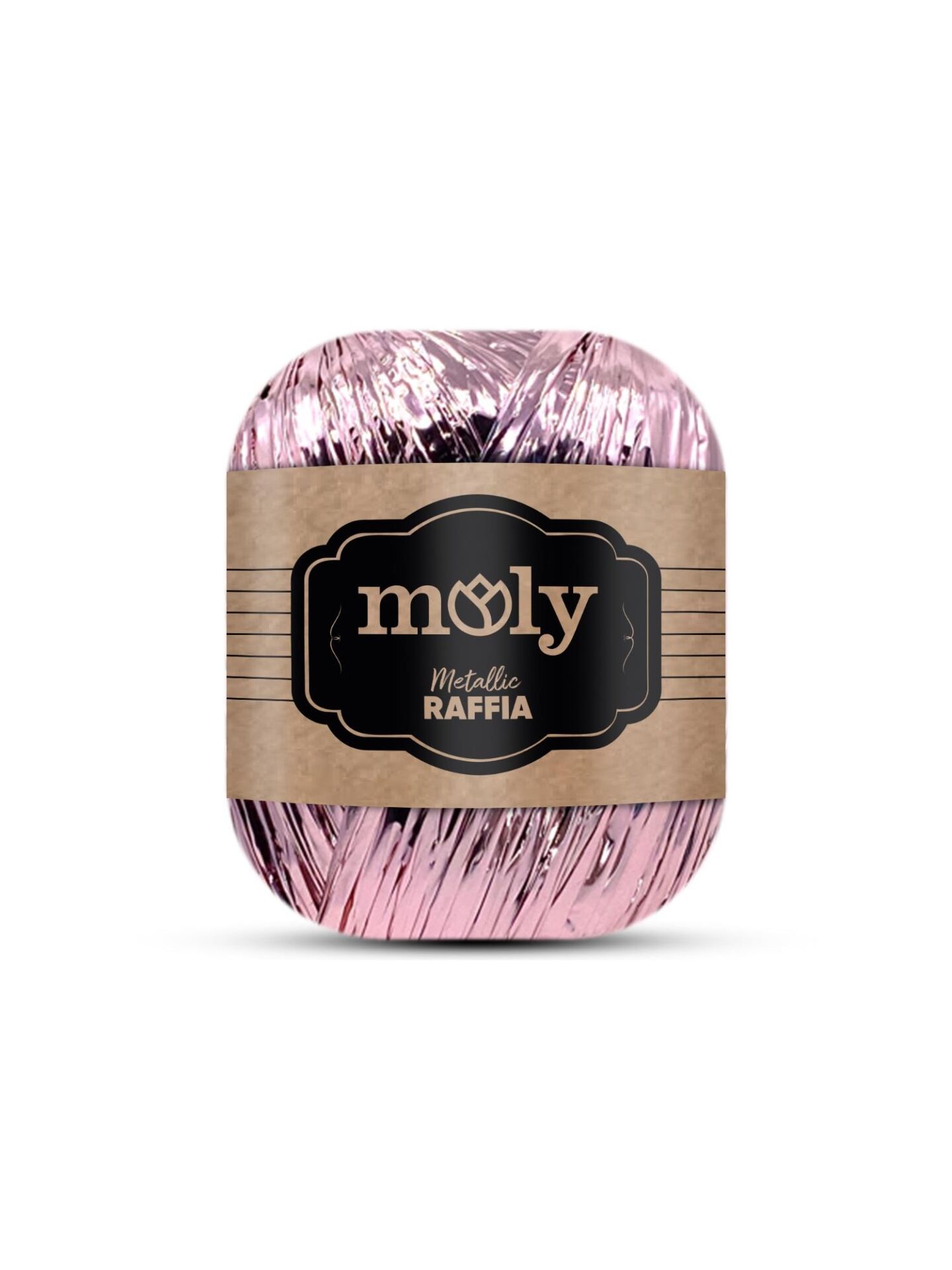 Moly Raffia Metallic 50 gr 129 Gül