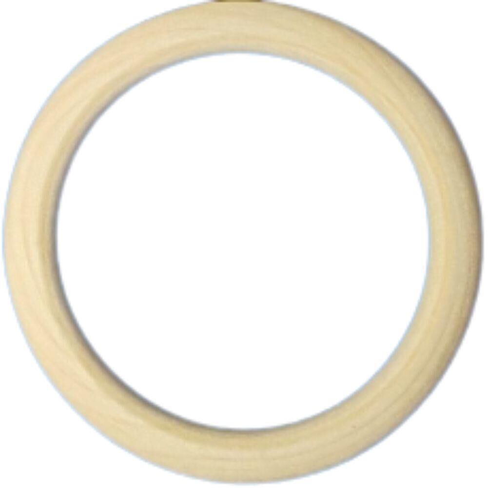 Ahşap Çıngırak Diş Kaşıma Halkası 5cm