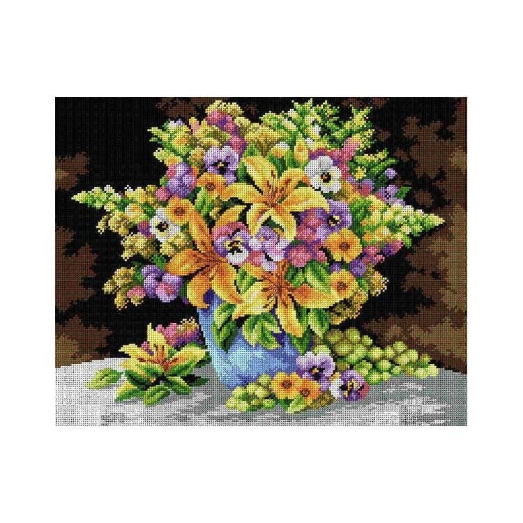 Orchidea Baskılı Goblen Çiçekler 2384 40*50 cm