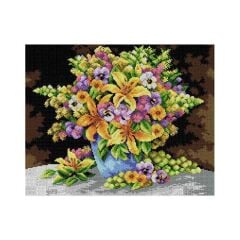 Orchidea Baskılı Goblen Çiçekler 2384 40*50 cm