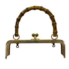 Bambu Kulplu Metal Çanta Sapı 20 cm AR20