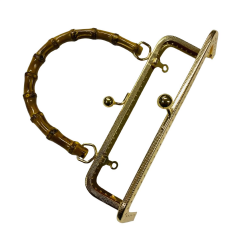 Bambu Kulplu Metal Çanta Sapı 20 cm AR20