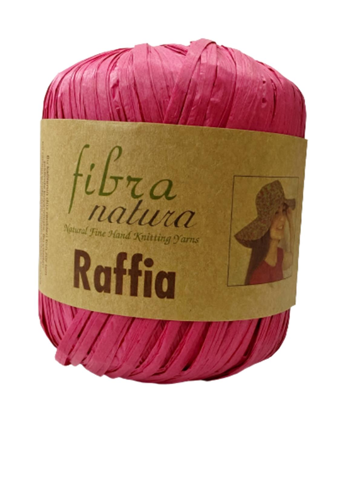 Himalaya Fibra Natura Raffia - Rafya Şapka Çanta Kağıt İp 116 27 Bordo Fuşya