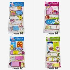 Sticker Seti İki Katlı Kabartmalı jna18