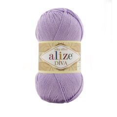 Alize Diva Merserize El Örgü İpliği 109 Limon