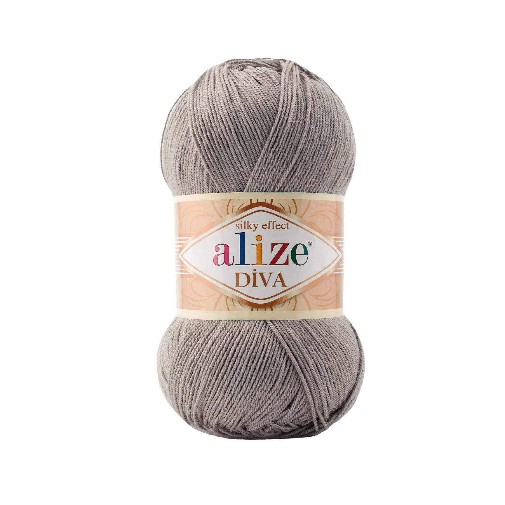 Alize Diva Merserize El Örgü İpliği 283 Vizon