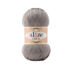 Alize Diva Merserize El Örgü İpliği 283 Vizon