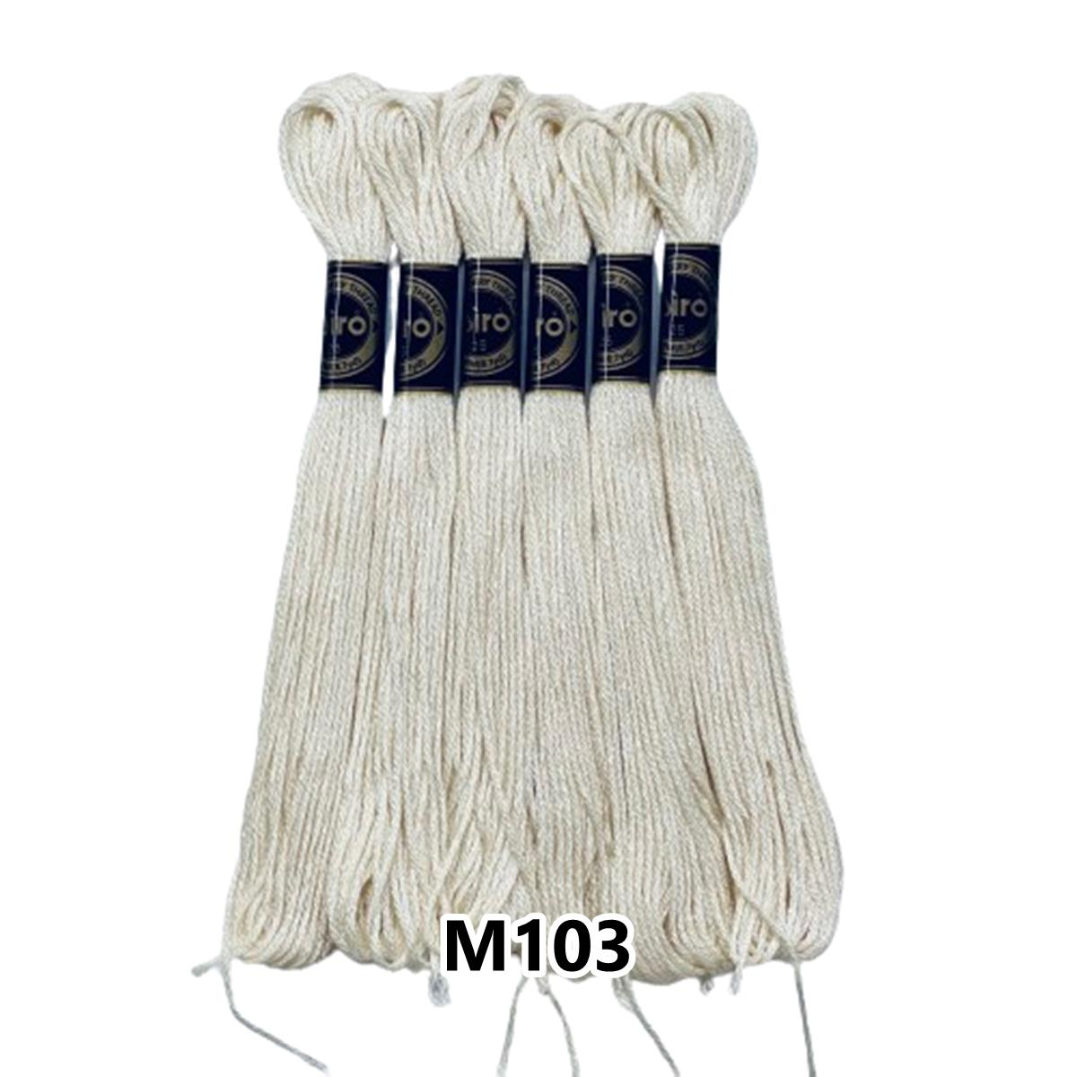 Airo Muline Etamin Koton Nakış İpi İpliği 6 Adetli Set M103