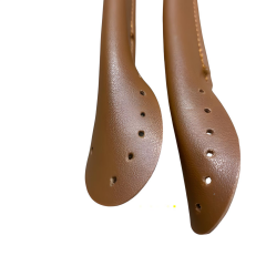 Dikmeli Pelikan Boru  Deri Çanta Sapı 70 cm BR70 Bronz