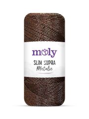 Moly Slim Supra Metalic El Örgü İpi 200 gr 05 Bakır