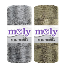 Moly Slim Supra Metalic El Örgü İpi 200 gr