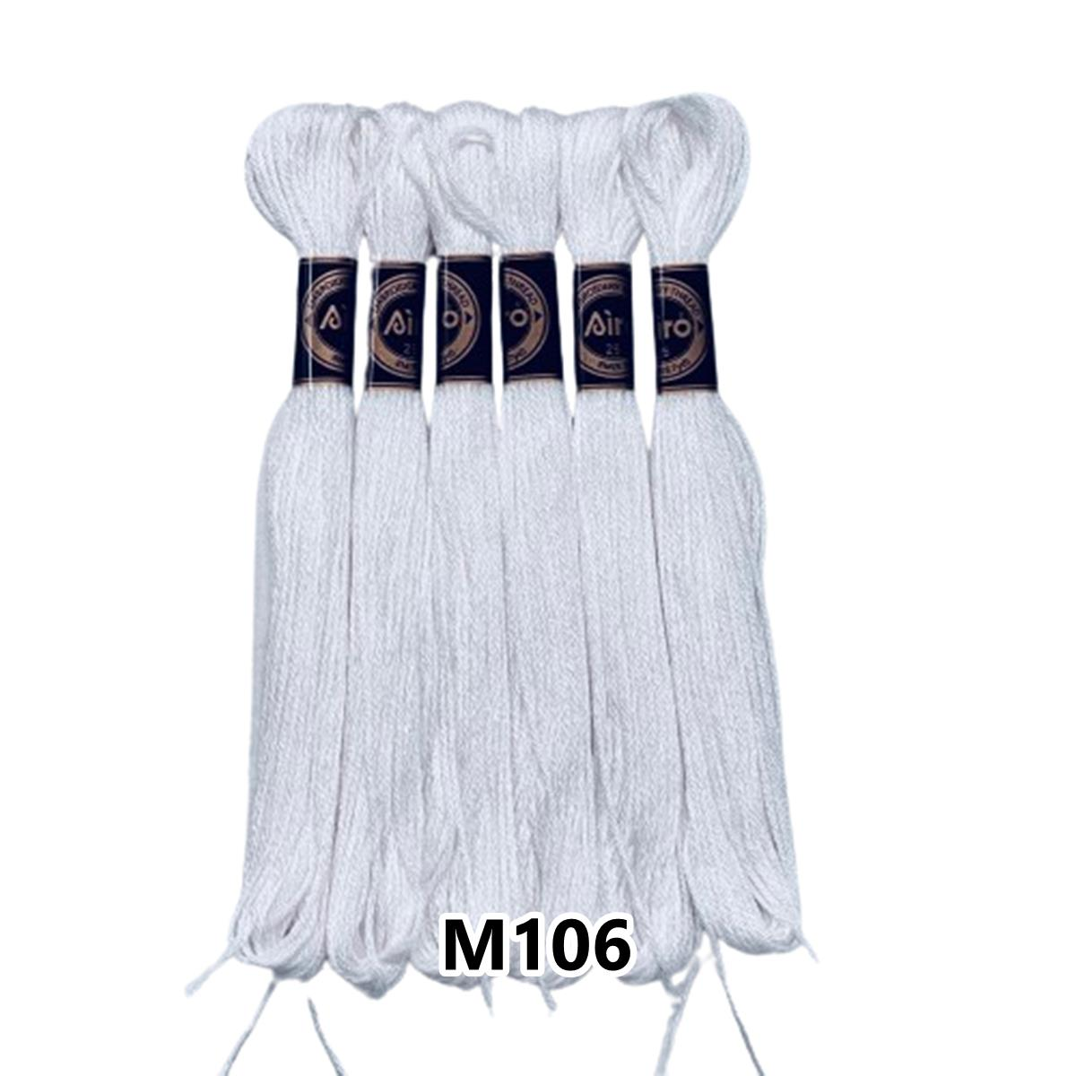 Airo Muline Etamin Koton Nakış İpi İpliği 6 Adetli Set M106