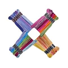 Airo Muline Ebr-Sim Etamin Koton Nakış İpi İpliği 6 Adetli Set