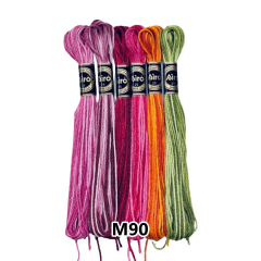 Airo Muline Ebr-Sim Etamin Koton Nakış İpi İpliği 6 Adetli Set