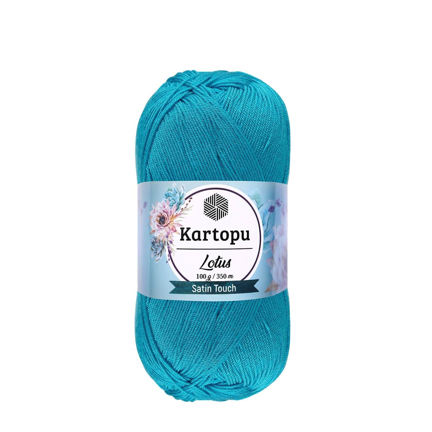 Kartopu Lotus El Örgü İpliği 100 gr K512 Koyu Turkuaz