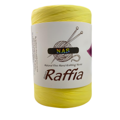 Nas Natura Yumuşak Raffia Rafya 100 gr NSX100 D09 Sarı