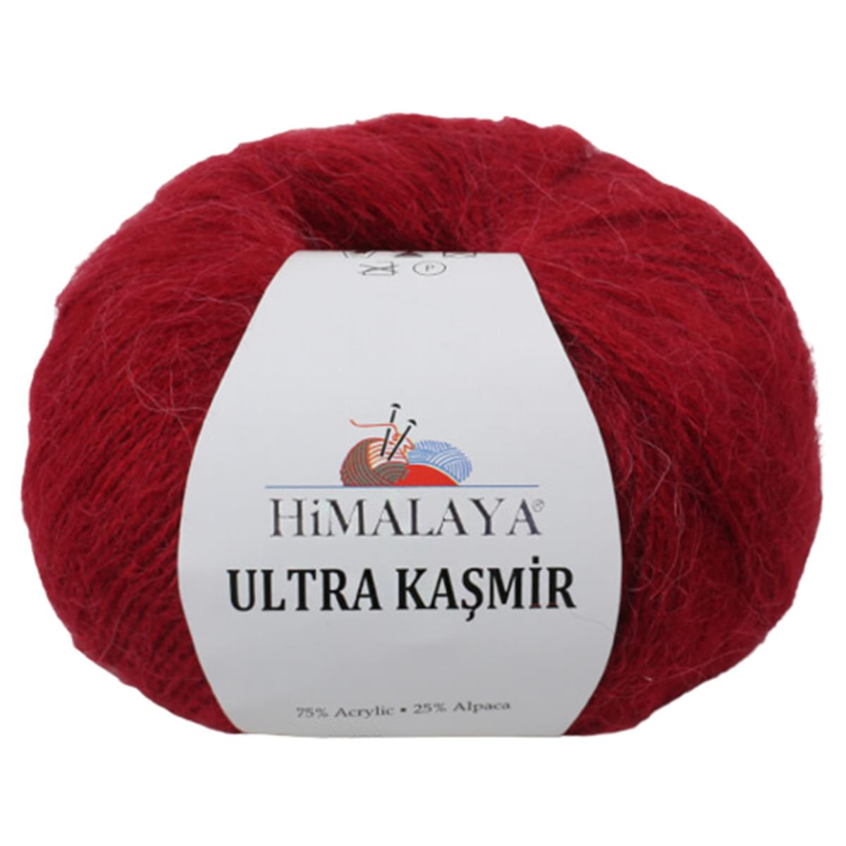 Himalaya Ultra Kaşmir El Örgü İpliği 50 gr 56806 Kırmızı