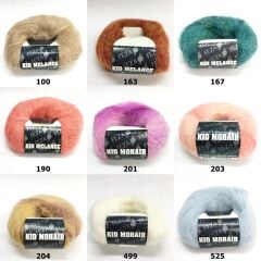 Feza Kid Mohair Melange El Örgü İpi 25 Gr 190 Kırmızı