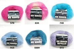 Feza Kid Mohair Melange El Örgü İpi 25 Gr 201 Eflatun