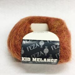 Feza Kid Mohair Melange El Örgü İpi 25 Gr 190 Kırmızı