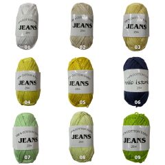 Hello İstanbul Jeans Cotton Yarn Pamuk Amigurumi Punch El Örgü İpliği 25 gr