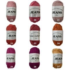 Hello İstanbul Jeans Cotton Yarn Pamuk Amigurumi Punch El Örgü İpliği 25 gr