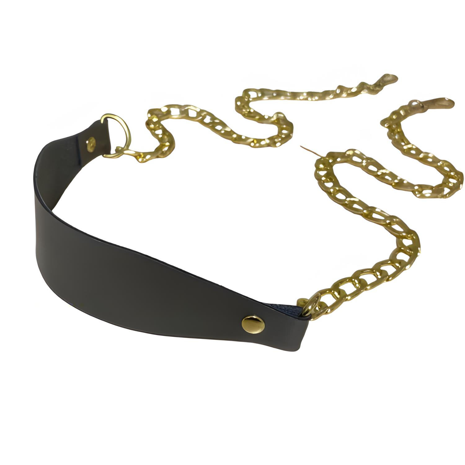 Zincirli Deri Çanta Sapı 107 cm UN107 Gri Altın