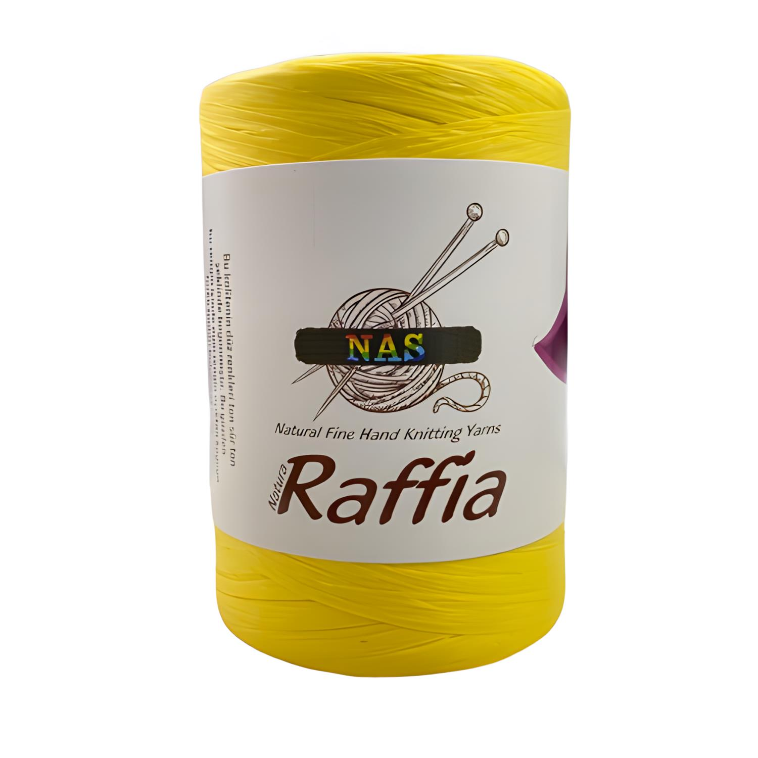Nas Natura Yumuşak Raffia Rafya 100 gr NSX100 D09 Sarı