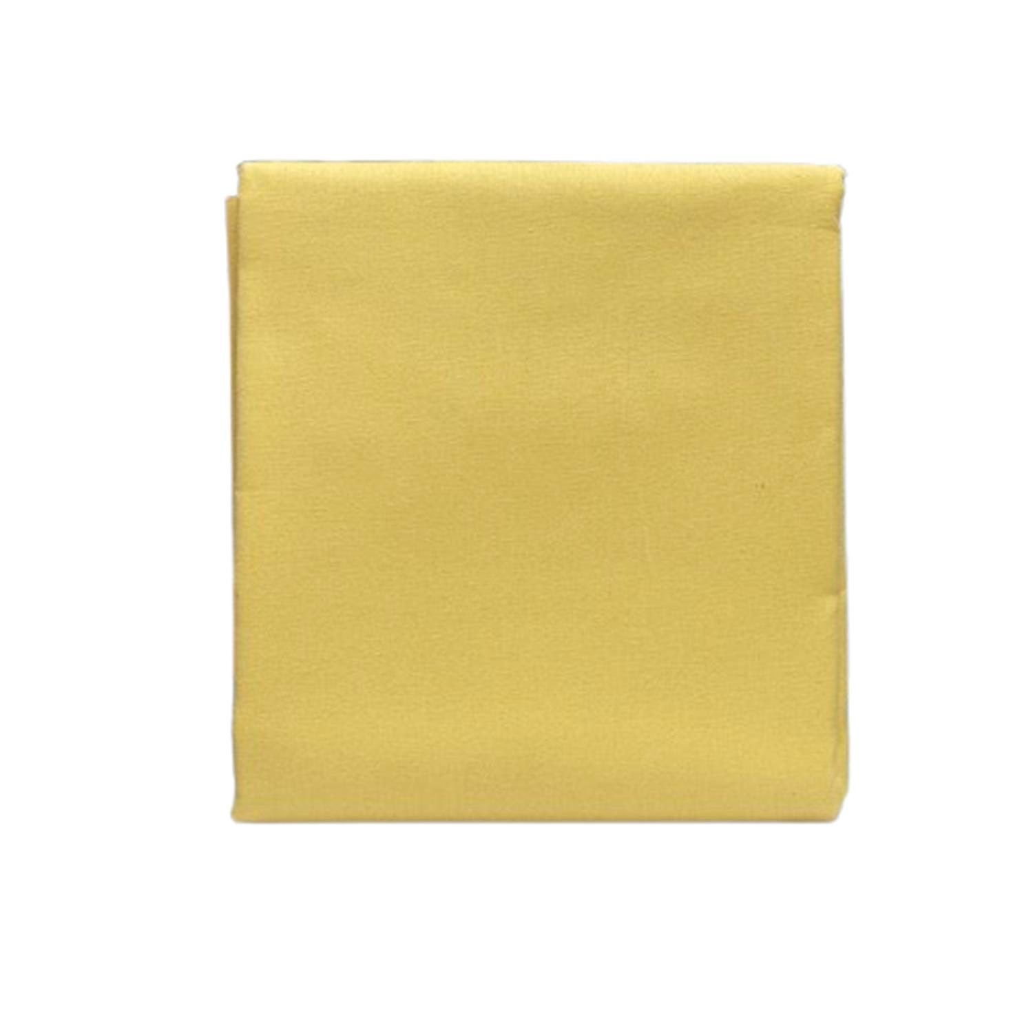 Poplin Pamuk Kumaş Düz Renk B 50x240cm Taç Sarı