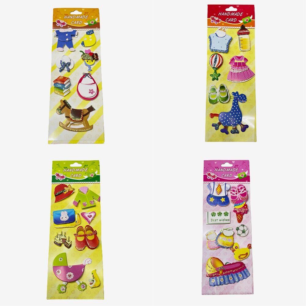 Sticker Seti İki Katlı Kabartmalı jna3