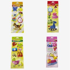 Sticker Seti İki Katlı Kabartmalı jna3