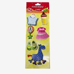 Sticker Seti İki Katlı Kabartmalı jna3