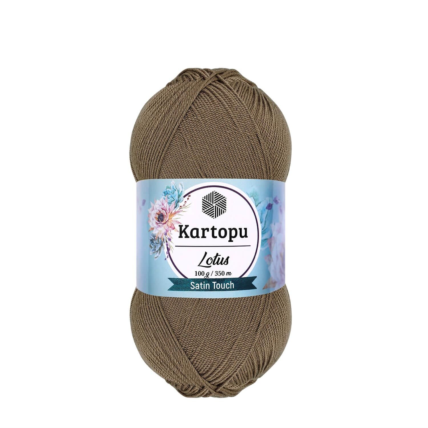 Kartopu Lotus El Örgü İpliği 100 gr K833 Kahverengi