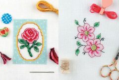 Tuva Kanaviçe Mini Motifler Kalpler Kuşlar Çiçekler