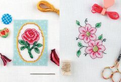 Tuva Kanaviçe Mini Motifler Kalpler Kuşlar Çiçekler