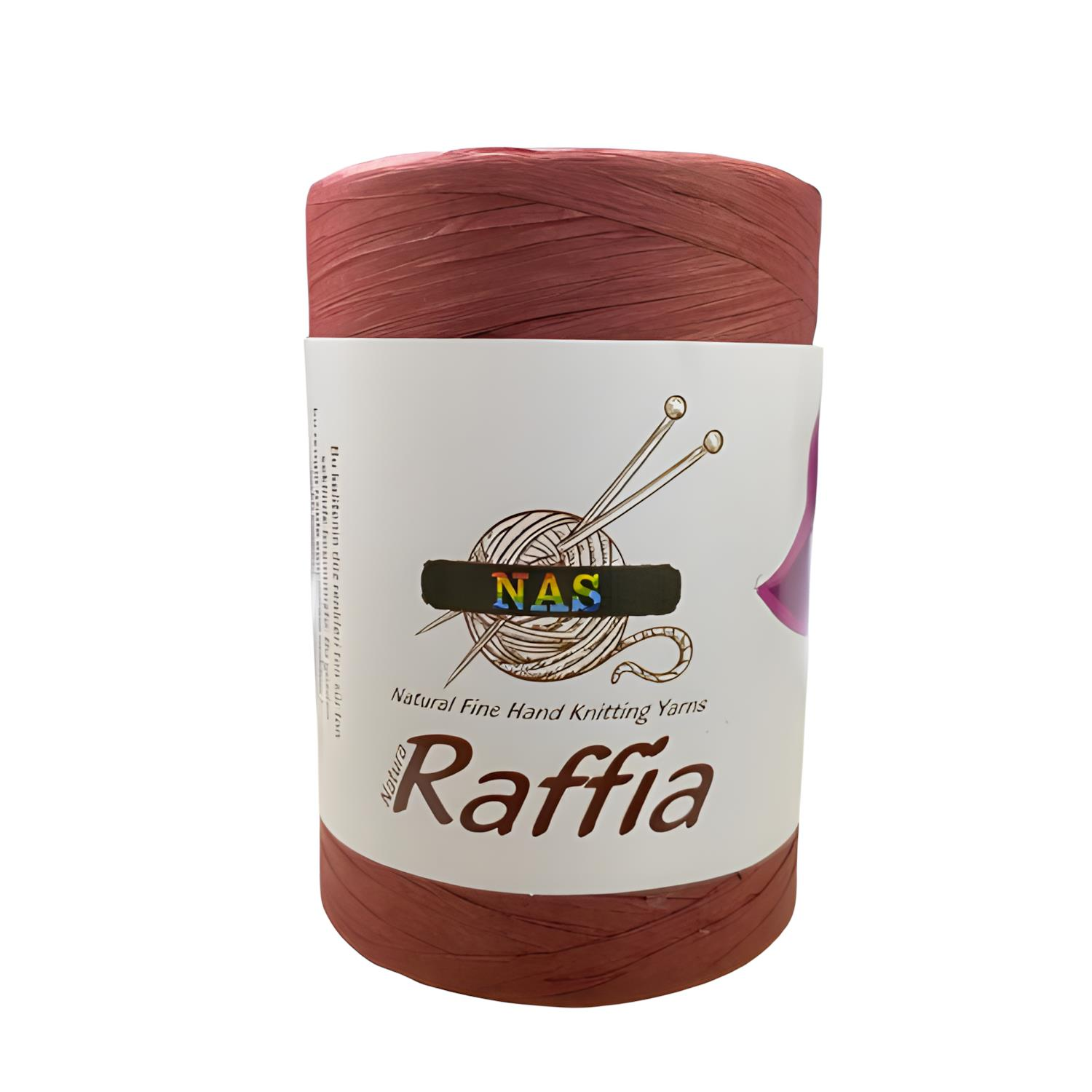 Nas Natura Yumuşak Raffia Rafya 100 gr NSX100 D17 Bordo