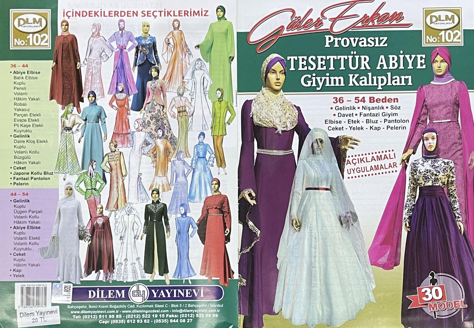 Güler Erkan Provasız Dikiş Kalıpları Dergisi 102