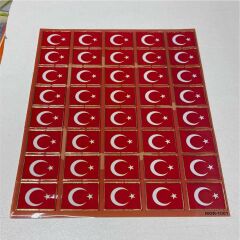 Sticker Seti Türk Bayrağı tbs