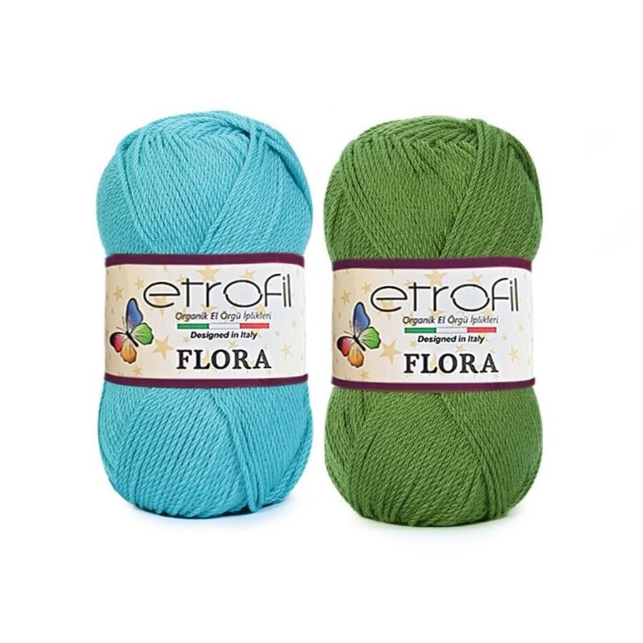 Etrofil Flora Patiklik Çoraplık El Örgü İpi
