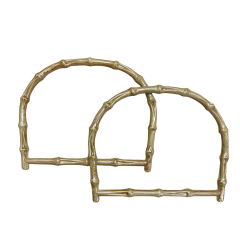 Bambu Görünümlü Akrilik Çanta Sapı 15*19 cm T4M