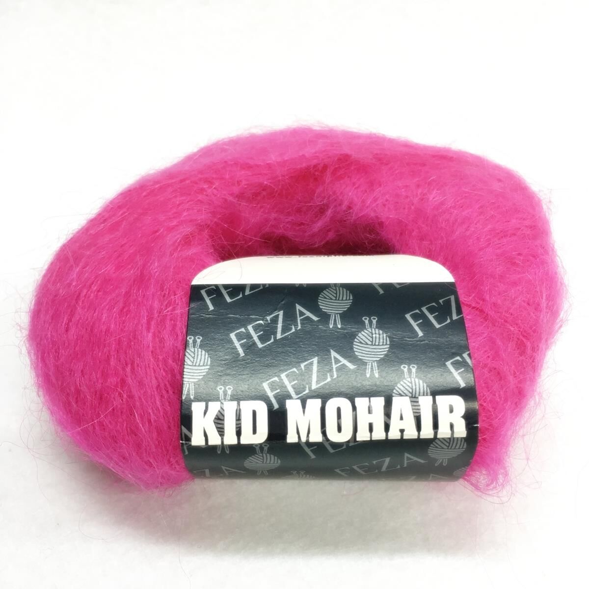 Feza Kid Mohair Melange El Örgü İpi 25 Gr 570 Fuşya