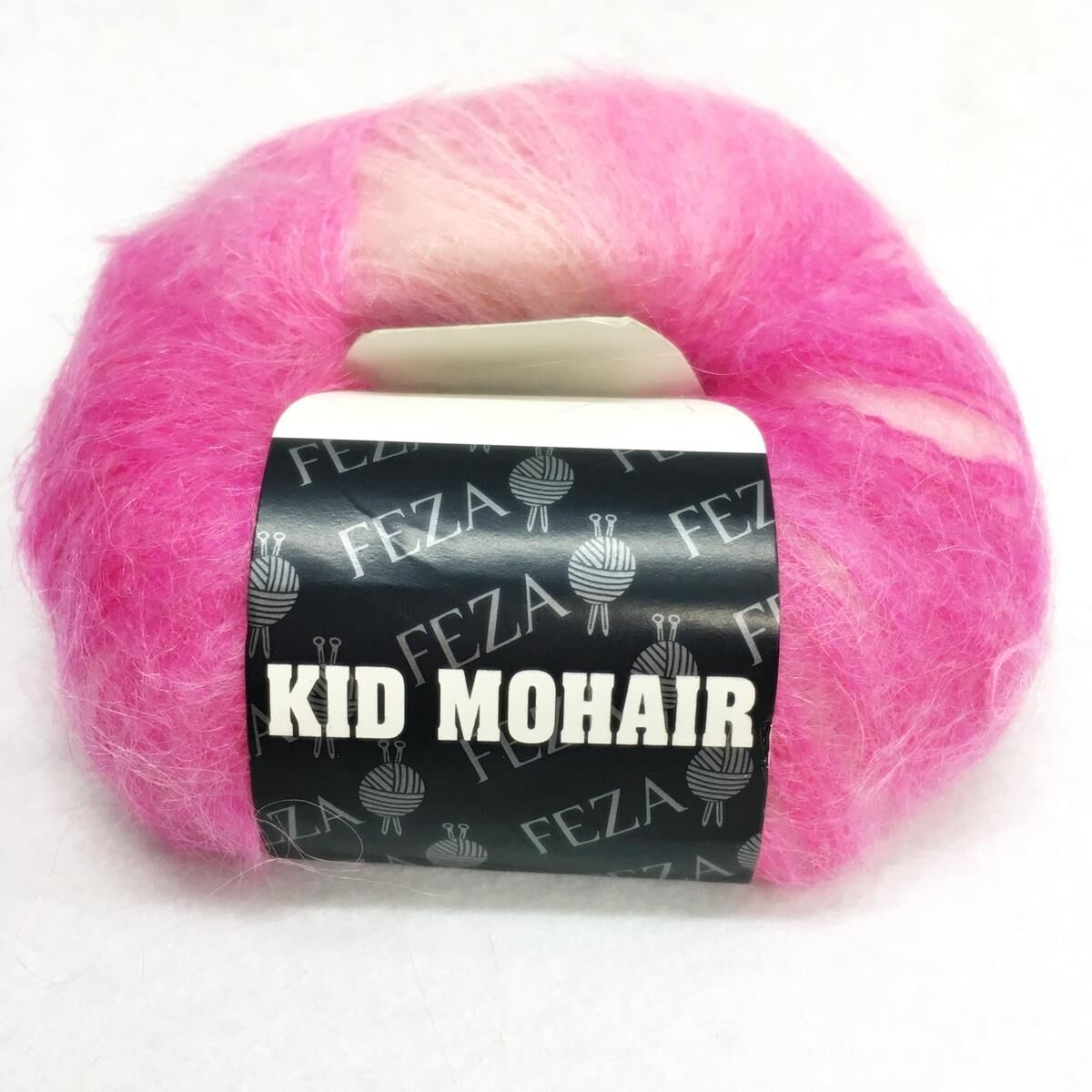 Feza Kid Mohair Melange El Örgü İpi 25 Gr 634 Fuşya Somon