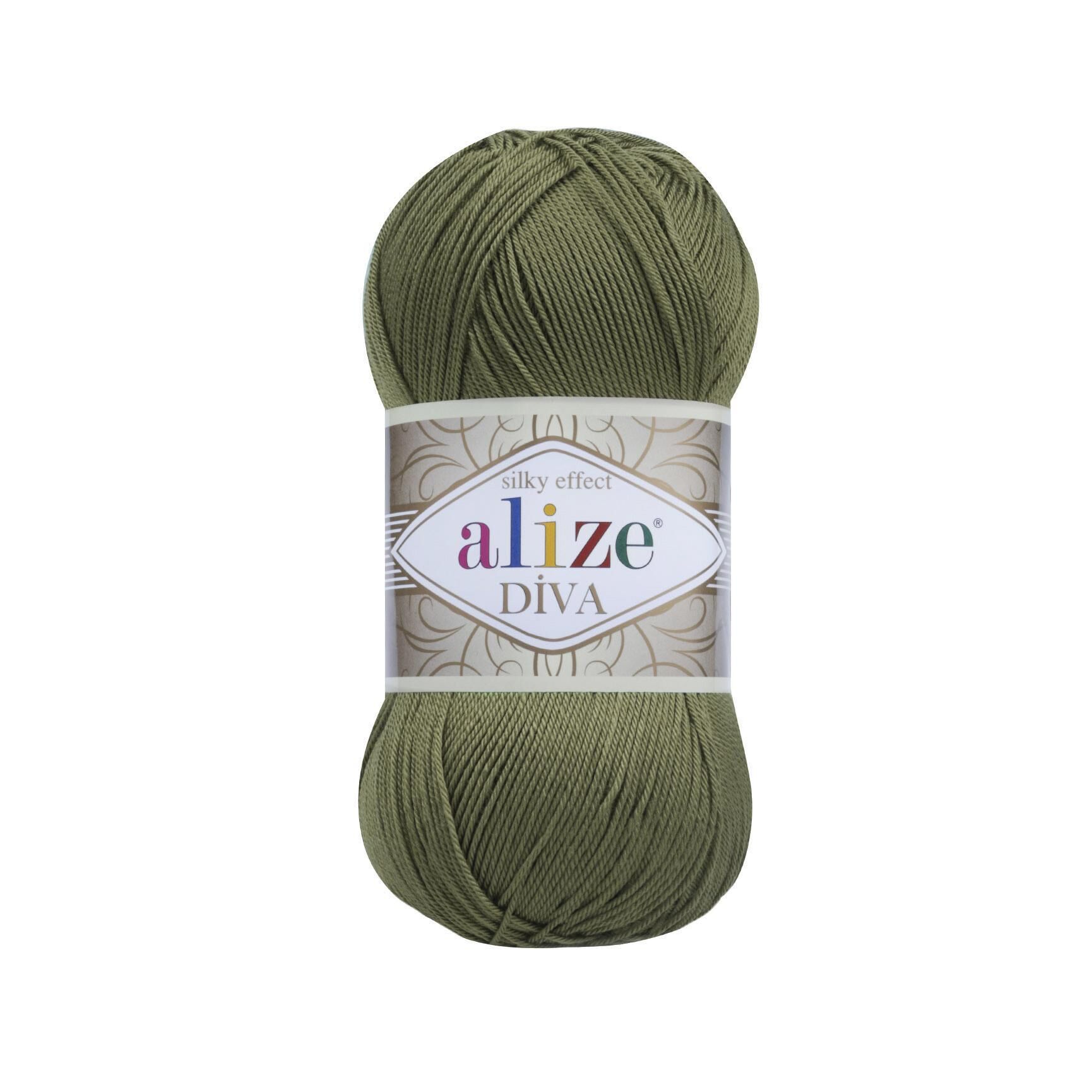 Alize Diva Merserize El Örgü İpliği 273 Kamuflaj