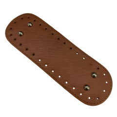 Rivetli Deri Çanta Tabanı Oval 7*22 cm