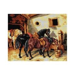 Orchidea Baskılı Goblen At Çiftliği 2198 40*50 cm