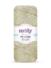 Moly PP Cord Kristal Simli Polyester Makrome  El Örgü İpi 200 gr