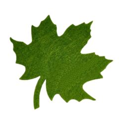 3 Adet Çınar Yaprak - Keçe Yama, Aplike, Patch Küçük 3 Adet