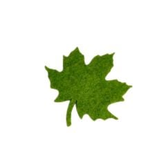 3 Adet Çınar Yaprak - Keçe Yama, Aplike, Patch