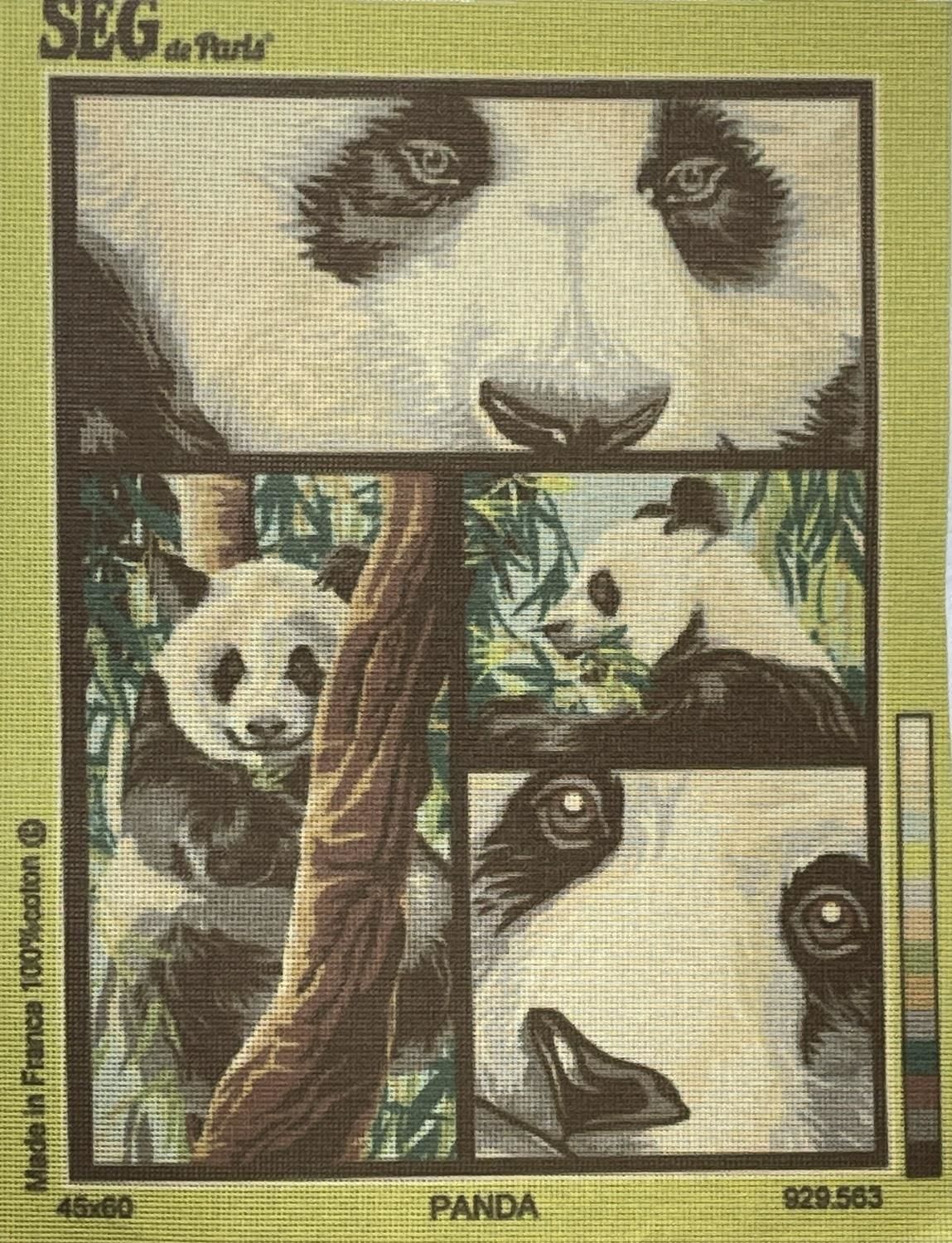 Seg Baskılı Goblen 929 563 Panda 45x60cm Tablo Pano