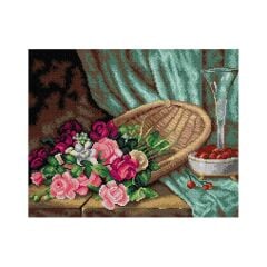 Orchidea Baskılı Goblen Güller 2803 40*50 cm